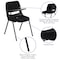 Flash Furniture Right Handed Tablet Arm Chair, Plastic, Bk, 21" W, 25.5" L, 32" H, Black RUT-EO1-01-PAD-RTAB-GG - alternate 6
