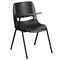 Flash Furniture Tablet Arm Chair, Right Hand Flip-Up, Blk, 21" W, 25.5" L, 32" H, Black RUT-EO1-BK-RTAB-GG - alternate 7