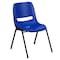 Flash Furniture Stack Chair, Plastic, Blue, Ergonomic Shell RUT-EO1-BL-GG - alternate 7