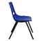 Flash Furniture Stack Chair, Plastic, Blue, Ergonomic Shell RUT-EO1-BL-GG - alternate 10