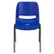 Flash Furniture Stack Chair, Plastic, Blue, Ergonomic Shell RUT-EO1-BL-GG - alternate 9