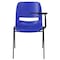 Flash Furniture Tablet Arm Chair, Left Hand Flip-Up, Blu, 21" W, 25.5" L, 32" H, Blue RUT-EO1-BL-LTAB-GG - alternate 6