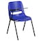 Flash Furniture Tablet Arm Chair, Right Hand Flip-Up, Blu, 21" W, 25.5" L, 32" H, Blue RUT-EO1-BL-RTAB-GG - alternate 4