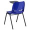 Flash Furniture Tablet Arm Chair, Right Hand Flip-Up, Blu, 21" W, 25.5" L, 32" H, Blue RUT-EO1-BL-RTAB-GG - alternate 3