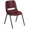 Flash Furniture Stack Chair, Plastic, Burgundy RUT-EO1-BY-GG - alternate 3