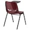 Flash Furniture Tablet Arm Chair, Left Hand Flip-Up, Burg, 21" W, 25.5" L, 32" H, Burgundy RUT-EO1-BY-LTAB-GG - alternate 2