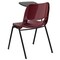 Flash Furniture Tablet Arm Chair, Right Hand Flip-Up, Burg, 21" W, 25.5" L, 32" H, Burgundy RUT-EO1-BY-RTAB-GG - alternate 6