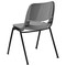 Flash Furniture Stack Chair, Ergo Shell, Plastic, Gray RUT-EO1-GY-GG - alternate 6