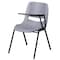 Flash Furniture Tablet Arm Chair, Left Hand Flip-Up, Gray, 21" W, 25.5" L, 32" H, Gray RUT-EO1-GY-LTAB-GG - alternate 2