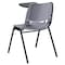 Flash Furniture Tablet Arm Chair, Right Hand Flip-Up, Gray, 21" W, 25.5" L, 32" H, Gray RUT-EO1-GY-RTAB-GG - alternate 5