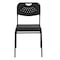 Flash Furniture Stack Chair, Plastic, Black, 400 lb. Capcty RUT-GK01-BK-GG - alternate 9