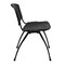 Flash Furniture Stack Chair, Plastic, Black RUT-NF01A-BK-GG - alternate 10
