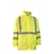 Radians Hi-Vis Rain Coat, Oxford, Class 3 Hi-Vis Green, L RW10-3S1Y-L - alternate 1