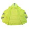 Radians Hi-Vis Rain Coat, RipStop Polyester, Class 3 Type R, Hi-Vis Green, L RW11-3ZGR-L - alternate 2
