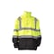 Radians Hi-Vis Rain Jacket, Oxford, Class Type R Class 3 Hi-Vis Green, 3XL RW30-3Z1Y-3X - alternate 1
