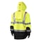 Radians Hi-Vis Rain Jacket, Rip Stop Oxford, Class Class 3 Hi-Vis Green, 2XL RW32-3Z1Y-2X - alternate 3