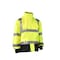 Radians Hi-Vis Rain Jacket, Rip Stop Oxford, Class Class 3 Hi-Vis Green, 2XL RW32-3Z1Y-2X - alternate 1