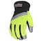 Radians Hi-Viz Drivers Gloves, High Visibility Peformance Glove, Slip On, Hi-Vis Green, M 1 PR RWG100M - alternate 1