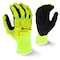 Radians Hi-Vis Impact Coated Gloves, Foam Nitrile, Sandy, Palm, Hi-Vis Yellow, 2X RWG21XXL - alternate 1