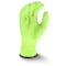 Radians Hi-Vis Coated Gloves, Polyurethane, Palm, Not Rated Abrasion Level, Hi-Vis Yellow, S RWG22S - alternate 2