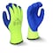 Radians Hi-Vis Cold Protection Cut-Resistant Coated Gloves, Acrylic/Polyester Lining, Hi-Vis Yellow, M RWG27M - alternate 1