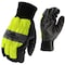Radians Hi-Vis Cold Protection Gloves, Thermal Lining, Hi-Vis Green, M RWG800M - alternate 1