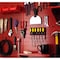 Wall Control Industrial Pegboard, Red Metal Peg Boards, PK2 35-IP-3232-R - alternate 2