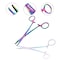 Cynamed Hemostats Clamp w/ Scissors 5.5", Tit. CYZR-0047 - alternate 1