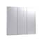 Ketcham 30" x 30" Fully Recessed Stainless Steel Trim TriView Medicine Cabinet R-3030 - alternate 1