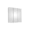 Ketcham 30" x 30" Fully Recessed Polished Edge Tri-View Medicine Cabinet R-3030PE - alternate 1