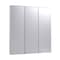 Ketcham 30" x 36" Fully Recessed Stainless Steel Trim TriView Medicine Cabinet R-3036 - alternate 1