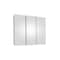 Ketcham 36" x 30" Fully Recessed Polished Edge Tri-View Medicine Cabinet R-3630PE - alternate 1