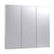 Ketcham 36" x 36" Fully Recessed Stainless Steel Trim TriView Medicine Cabinet R-3636 - alternate 1