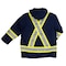 Tough Duck Hi-Vis Parka, 100% Cotton 10 oz. Duck, Class 1 Type O, Navy, 2XLT S15751 - alternate 3
