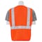 Deltaplus Vest, Hi-Viz, Orange, Class 2, XL 14520 - alternate 4