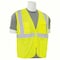 Deltaplus Safety Vest, Mesh, Hi-Viz, Lime, 2XL 61876 - alternate 2