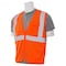 Deltaplus Safety Vest, Mesh, Hi-Viz, Orange, 2XL 61883 - alternate 4