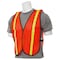 Deltaplus One Size Hi-Viz Vest with Stripe, Orange WEL14601HO - alternate 3