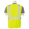 Deltaplus Vest, FlameRetardantTreated, Hi-Viz, Lime, M 65010 - alternate 4