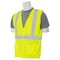 Deltaplus Vest, FlameRetardantTreated, Hi-Viz, Lime, M 65010 - alternate 3