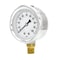 Pic Gauges Gauge, 2-1/2", 0-100psi, 1/4"LM, SingleScale, 2 1/2 in Dial, 1/4 in NPT Male Lower Location S201L-254E - alternate 1