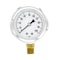 Pic Gauges Gauge, 2-1/2", 0-100psi, 1/4"LM, SingleScale, 2 1/2 in Dial, 1/4 in NPT Male Lower Location S201L-254E - alternate 3