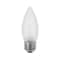 Satco 4.5W B11 LED Light Bulb - Medium Base - Frost Finish, PK2 S21705 - alternate 1