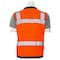 Deltaplus Surveyor Vest, Premium, Orange, 4X 62325 - alternate 3