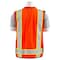 Deltaplus Surveyor Vest, Deluxe, Orange, 4X 62398 - alternate 3