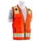 Deltaplus Surveyor Vest, Deluxe, Orange, 4X 62398 - alternate 4