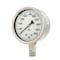 Pic Gauges Gauge, 4", 0-10000 psi, 1/2"LM, 316SS, 4 in Dial, 1/2 in NPT Male Lower Location PRO-301L-402U - alternate 1