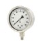 Pic Gauges Gauge, 4", 0-100 psi, 1/4"LM, 316SS, 4 in Dial, 1/4 in NPT Male Lower Location PRO-301L-404E - alternate 1
