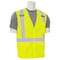 Deltaplus Vest, Tricot, Break Away, Hi-Viz, Lime, M 61390 - alternate 2