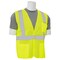 Deltaplus Vest with Pockets, Economy, Hi-Viz, Lime, M 61629 - alternate 2